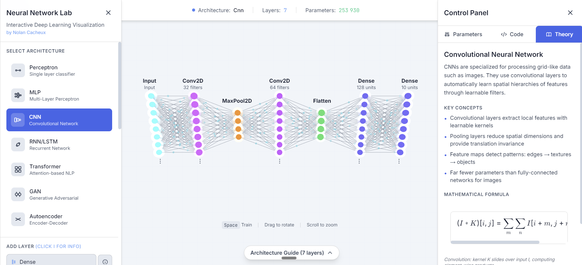 AI Visualizer - Neural Network Architecture